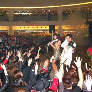 Corporate event entertainment - Crowd Pleasing The Fuse violinists