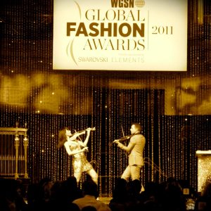 electric violinist fashion awards linzi stoppard